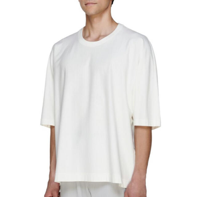 ISSEY MIYAKE(イッセイミヤケ)のHOMME PLISSE ISSEY MIYAKE カットソー 白 メンズのトップス(Tシャツ/カットソー(七分/長袖))の商品写真