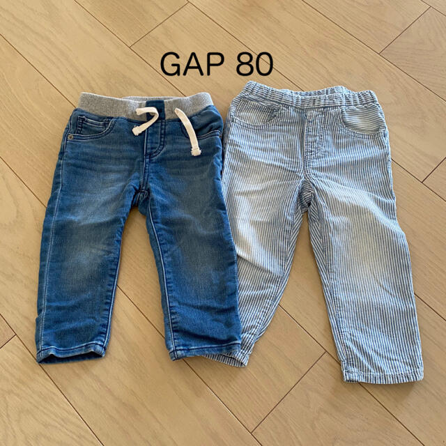 babyGAP(ベビーギャップ)のgap 80 デニム パンツ ズボン ベビー服 キッズ/ベビー/マタニティのベビー服(~85cm)(パンツ)の商品写真
