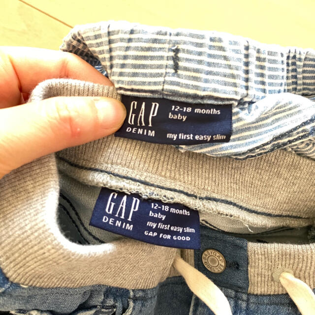 babyGAP(ベビーギャップ)のgap 80 デニム パンツ ズボン ベビー服 キッズ/ベビー/マタニティのベビー服(~85cm)(パンツ)の商品写真