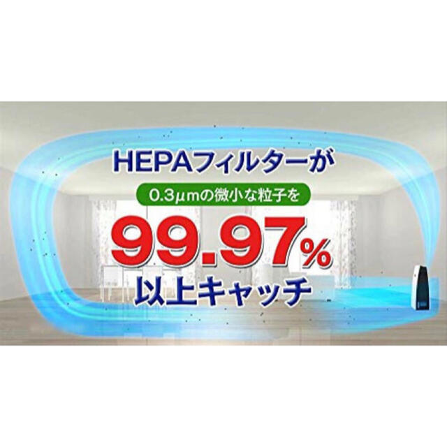 SHARP(シャープ)のシャープ プラズマクラスター 加湿空気清浄機 KC-30T7-W スマホ/家電/カメラの生活家電(空気清浄器)の商品写真