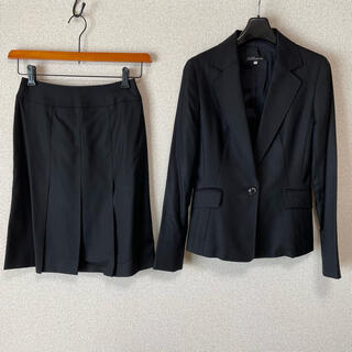 クリアインプレッション(CLEAR IMPRESSION)のクリアインプレッション スカートスーツ 1 W62 就活 黒 OL DMW(スーツ)