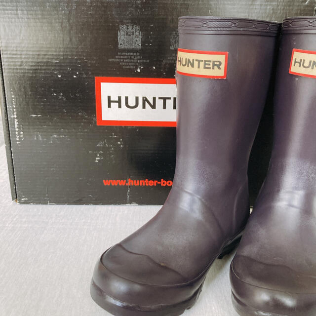 HUNTER(ハンター)のHUNTER キッズレインシューズ　UK9（約15cm） キッズ/ベビー/マタニティのキッズ靴/シューズ(15cm~)(長靴/レインシューズ)の商品写真