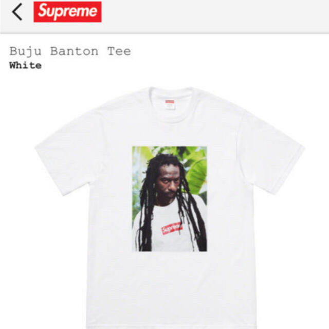 supreme Buju Banton tee Mサイズメンズ