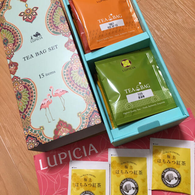 LUPICIA(ルピシア)の新品未使用！匿名配送！ルピシア　ティーパック15袋セット　 食品/飲料/酒の飲料(茶)の商品写真