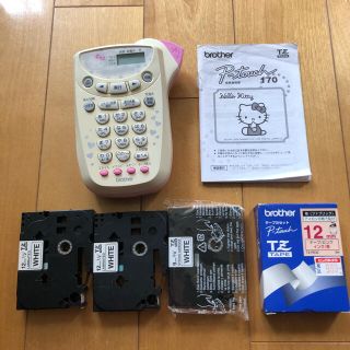 ブラザー(brother)のブラザー　ピータッチ　ラベルライター　PT-170  テープ五本付(オフィス用品一般)