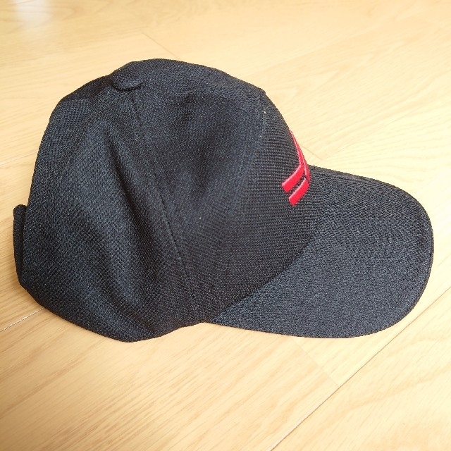 新品 ヤンマー 帽子 ブラック メッシュ キャップ 非売品 黒