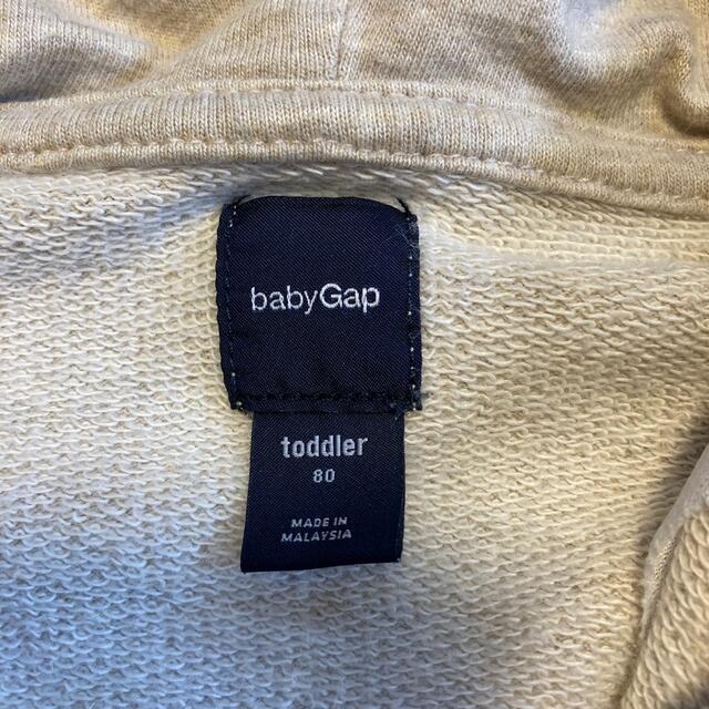 babyGAP(ベビーギャップ)のbaby Gap  パーカー　80 キッズ/ベビー/マタニティのベビー服(~85cm)(ジャケット/コート)の商品写真