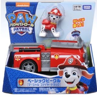 タカラトミー(Takara Tomy)のパオパトロール　ベーシックビークル　マーシャル　ファイヤートラック(キャラクターグッズ)