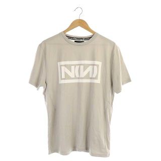 ナンバーナイン(NUMBER (N)INE)のナンバーナイン Tシャツ カットソー 半袖 ロゴ L グレー /GT(Tシャツ/カットソー(半袖/袖なし))