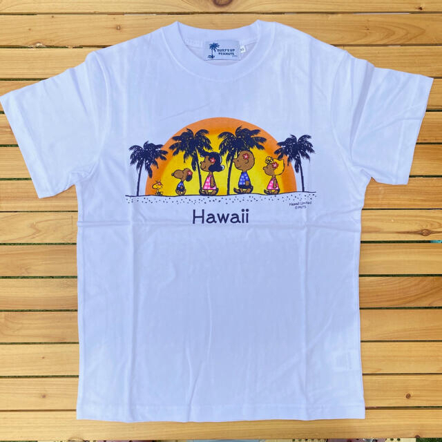 【ハワイ限定】モニホノルル　日焼けスヌーピー　Tシャツ　サンセット　XL 1