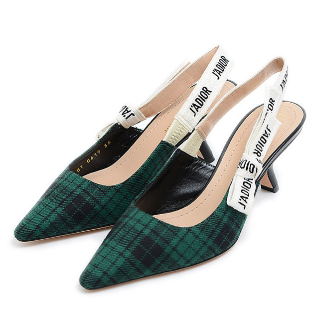 パートナー Dior - ディオール J'ADIOR チェック柄 パンプス サンダル