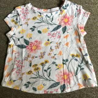 オールドネイビー(Old Navy)の花柄が可愛い♪OLD NAVY ♪Tシャツ♪12-18m♪美品(Ｔシャツ)