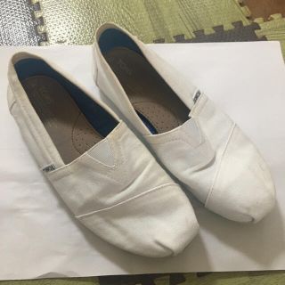 トムズ(TOMS)のtoms スリッポン ホワイト(スリッポン/モカシン)