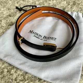 ユナイテッドアローズ(UNITED ARROWS)の【美品】MAISON BOINET メゾンボワネ　スキニーベルト(ベルト)