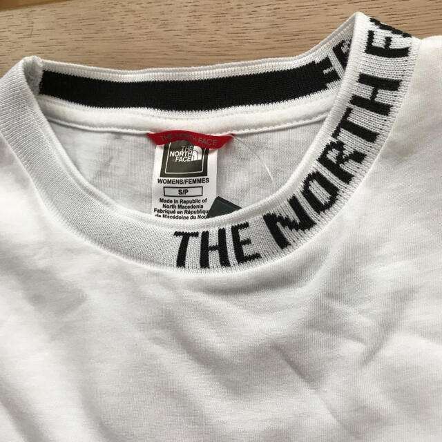 THE NORTH FACE(ザノースフェイス)の海外限定　ノースフェイス　ネックリブTシャツ　S レディースのトップス(Tシャツ(半袖/袖なし))の商品写真