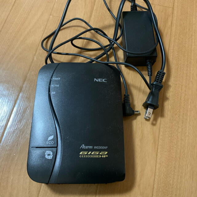 NEC 無線LAN ルーター NEC Aterm WG300HP GIGA 本体の通販 by KAYO6228 日本電気 AtermWG300HP PA-WG300HP