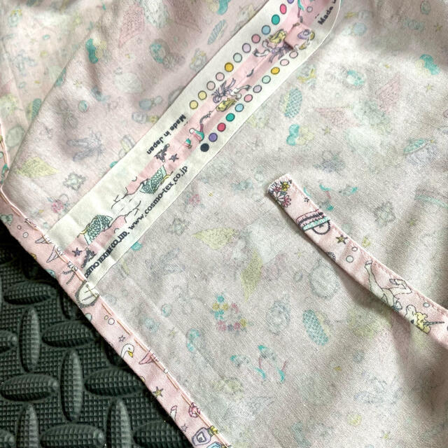 浴衣 2部式 女の子 110〜120cm ユニコーン柄 ハンドメイド キッズ/ベビー/マタニティのキッズ服女の子用(90cm~)(甚平/浴衣)の商品写真