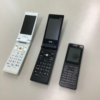 PHS携帯電話機 WX12K 白黒   WX330J黒 中古ジャンク品扱い(PHS本体)