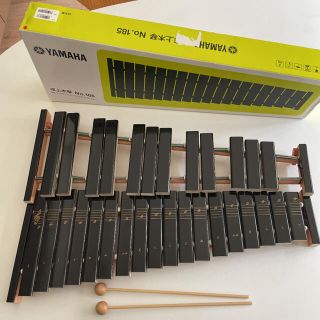 美品　YAMAHA ヤマハ 卓上木琴 No.185 マレット付き 廃盤 希少品