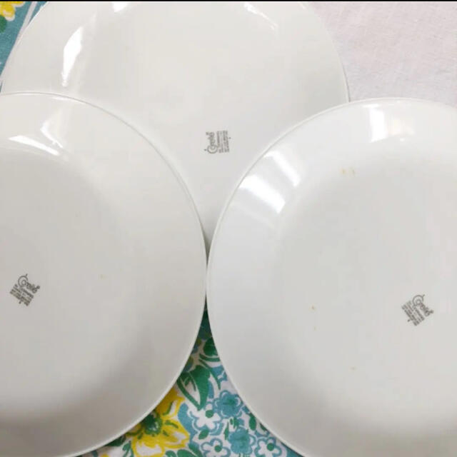 CORELLE(コレール)のオールドコレール コーニング社 バタフライゴールド ディナープレート 大 8枚 インテリア/住まい/日用品のキッチン/食器(食器)の商品写真