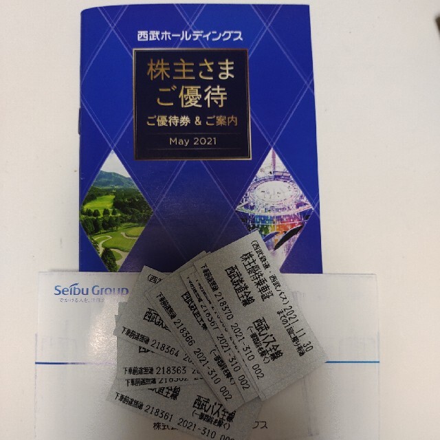 西武ホールディングス 株主優待 1000株 冊子  匿名配送