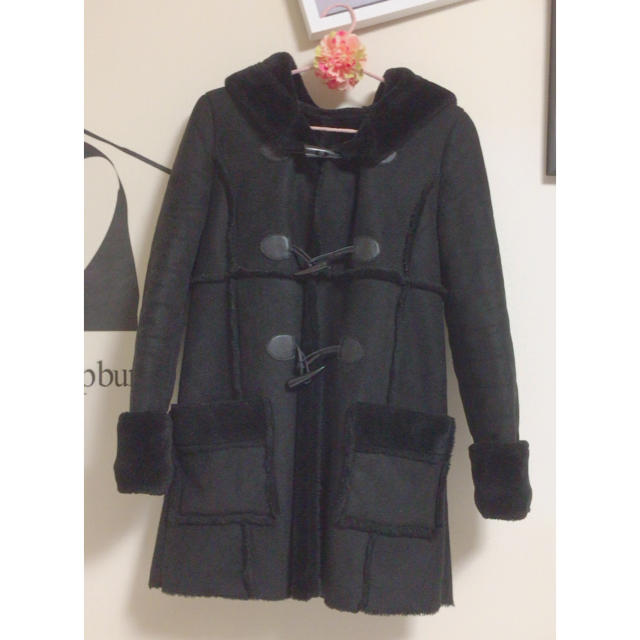 スナイデル 馬場ふみかさん着用 ＦＡＵＸ ＦＵＲ ダッフルコート snidel