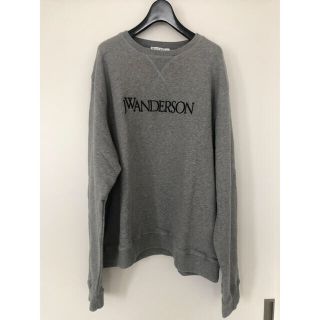 希少✨ JW ANDERSON  22AW スウェット　トレーナー　刺繍ロゴ　黒