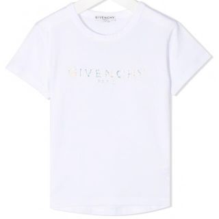 ジバンシィ(GIVENCHY)のジバンシィ　オーロラロゴTシャツ　ホワイト　12(Tシャツ(半袖/袖なし))