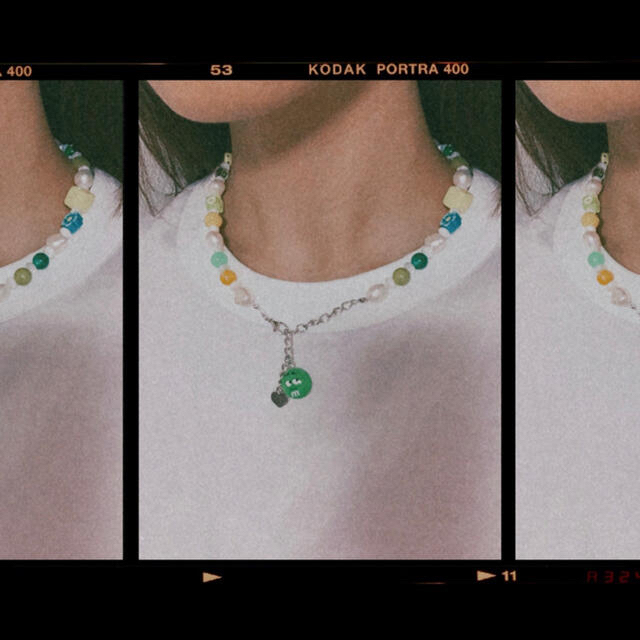 Ron Herman(ロンハーマン)の75 handmade necklace “POPPY GREEN” ハンドメイドのアクセサリー(ネックレス)の商品写真