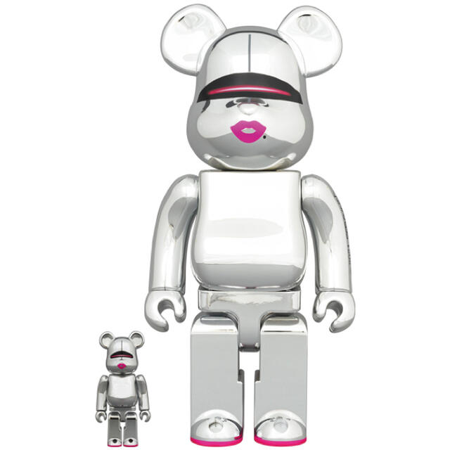 フィギュアベアブリック ソラヤマ BE@RBRICK SORAYAMA 2G SILVER