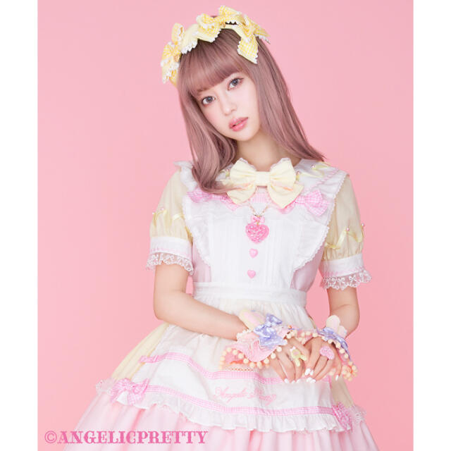 Angelic Pretty(アンジェリックプリティー)のFancy Ribbonエプロン レディースのレディース その他(その他)の商品写真