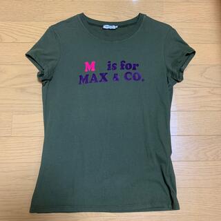 マックスアンドコー(Max & Co.)のMAX&Co. カーキ　Tシャツ　M(Tシャツ(半袖/袖なし))