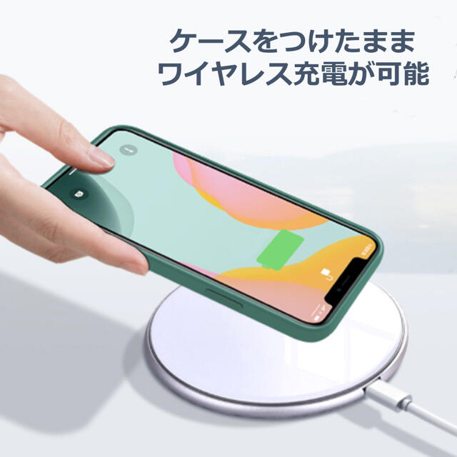 iPhone(アイフォーン)のiPhone12 mini シリコンケース ラベンダー フィルム スマホ/家電/カメラのスマホアクセサリー(iPhoneケース)の商品写真