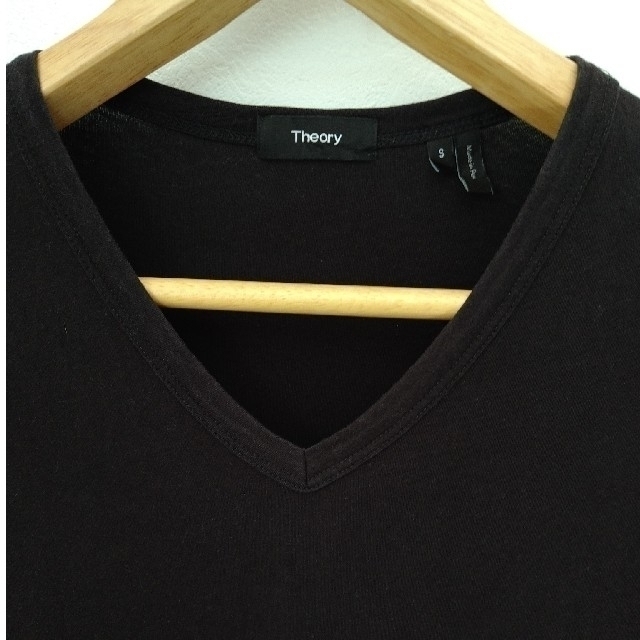 theory(セオリー)の売却済 セオリー VネックTシャツ 綿100% レディースのトップス(Tシャツ(半袖/袖なし))の商品写真