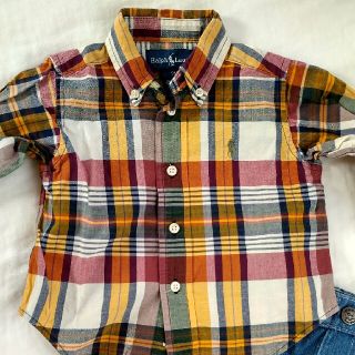 ラルフローレン(Ralph Lauren)のRalph Lauren 長袖シャツ9M GAP80ズボン セット(シャツ/カットソー)