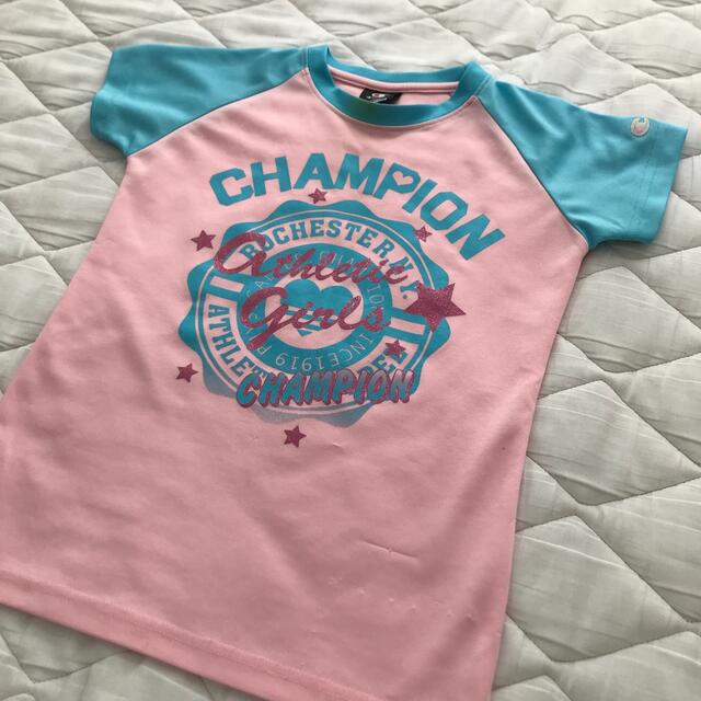 Champion(チャンピオン)のchampion メッシュシャツ　140 キッズ/ベビー/マタニティのキッズ服女の子用(90cm~)(Tシャツ/カットソー)の商品写真