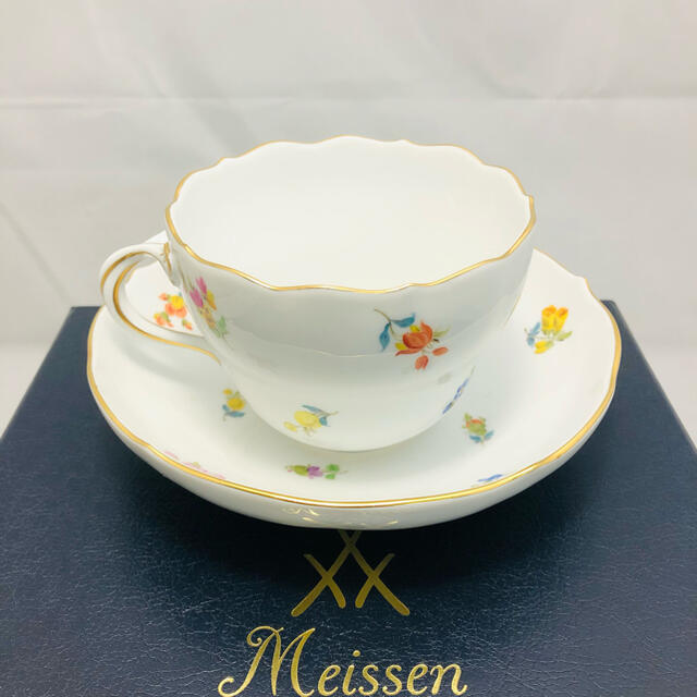 MEISSEN マイセン カップ&ソーサー 散らし小花 MEISSEN マイセン カップ&ソーサー 散らし小花