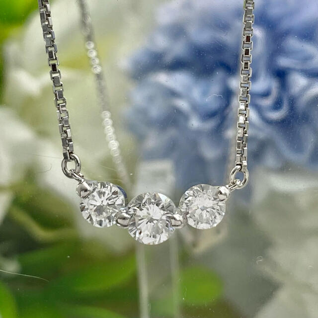人気沸騰】 ☆1.03ct ギラギラ プラチナ Pt850 ペンダントネックレス