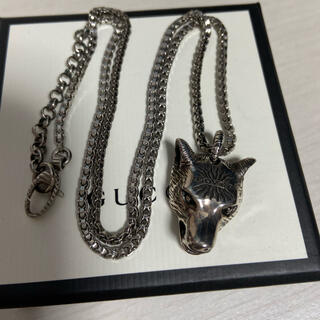 グッチ(Gucci)のGUCCI wolf head necklace(ネックレス)