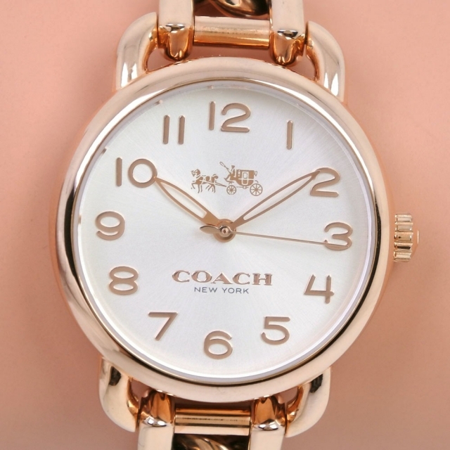 割引価格 ブレスウォッチ アナログ表示コーチ - COACH CA.97.7.34.1032 ピンク SS 腕時計