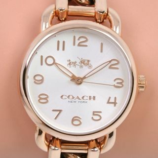 コーチ(COACH)のアナログ表示コーチ ブレスウォッチ CA.97.7.34.1032 SS ピンク(腕時計)