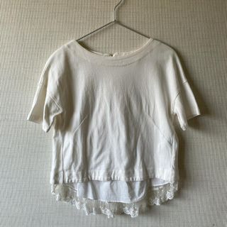 フランシュリッペ(franche lippee)のフランシュリッペ＊後ろレースTシャツ(Tシャツ(半袖/袖なし))