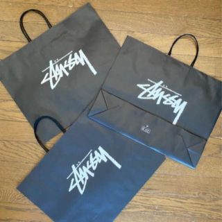 ステューシー(STUSSY)の送料込ステューシーSTUUSYショッパーショップバッグ袋大サイズ3枚セット新品(ショップ袋)