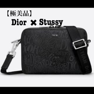 ディオールオム(DIOR HOMME)の★値下★【美品】DIOR AND SHAWN  Stussy ストラップ ポーチ(ボディーバッグ)