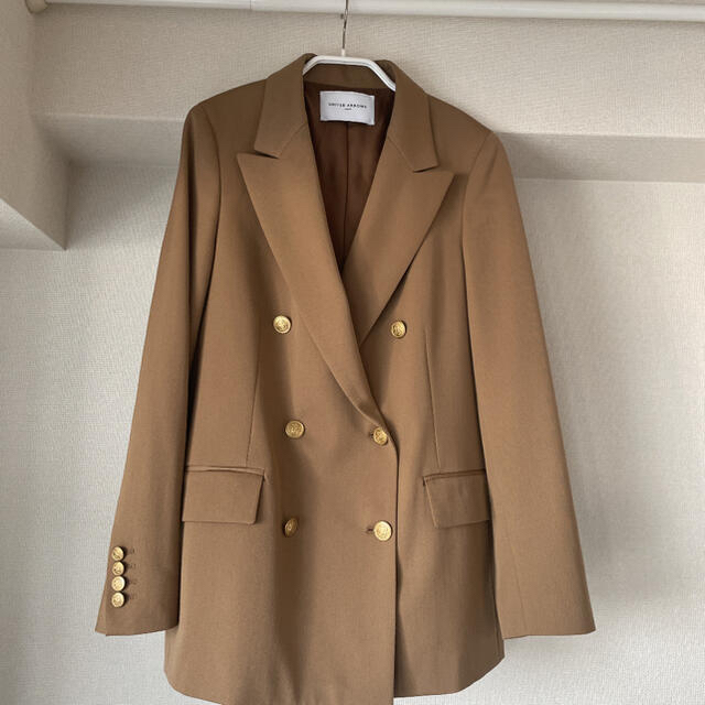 期間限定値下げ】美品ユナイテッドアローズ ブレザージャケット38ベージュ-