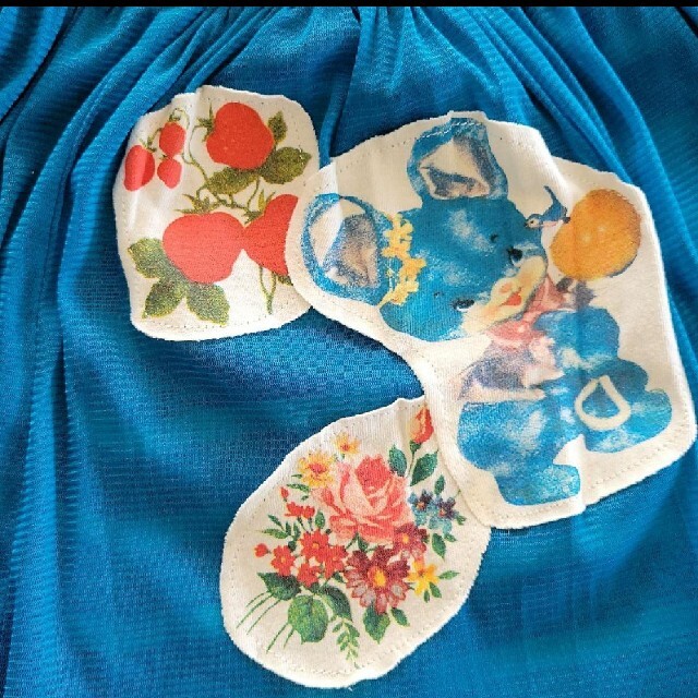 VANA VANA(バナバナ)の新品　タグ付き　ヴァナヴァナ　バナバナ　ブルーグレー　スカート　size80cm キッズ/ベビー/マタニティのベビー服(~85cm)(スカート)の商品写真