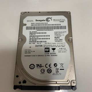 中古ハードディスク HDD 500GB ノートPC用(PCパーツ)