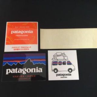 パタゴニア(patagonia)のpatagonia ステッカー　4枚  新品 白馬限定(その他)