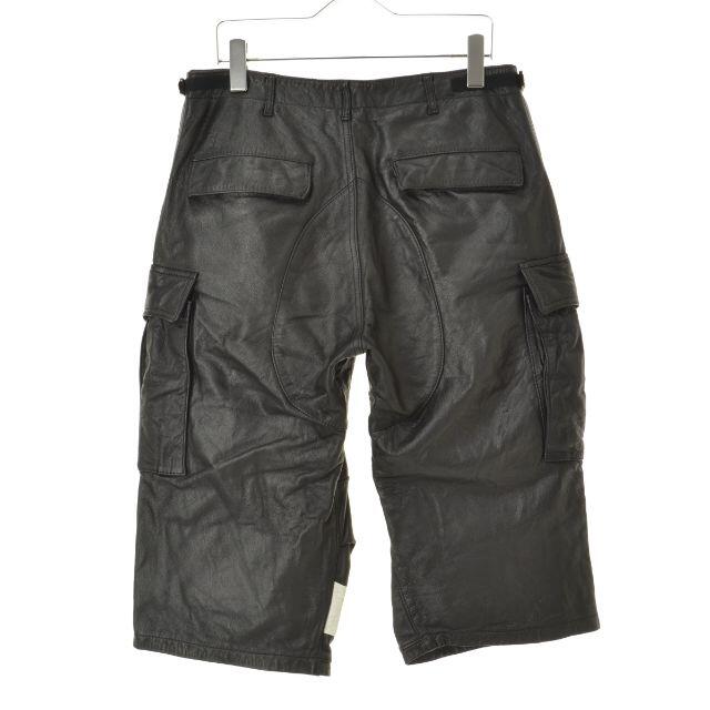UNDERCOVER - UNDERCOVER 90s ラインペイント カウレザー カーゴ UNDERCOVER - UNDERCOVER 90s ラインペイント カウレザー カーゴ