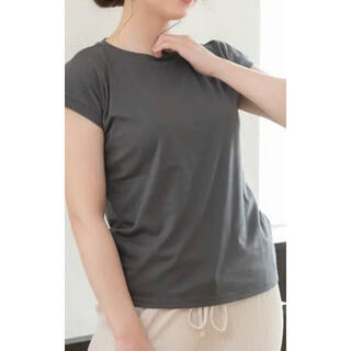 グレイル(GRL)のレディース スムースシンプルTシャツ(Tシャツ(半袖/袖なし))